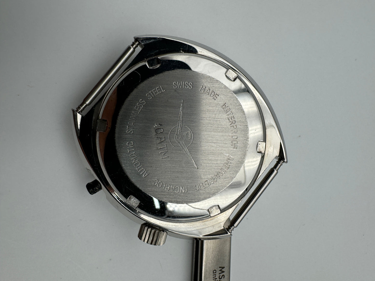 Diver doppia corona cassa  40.5mm swiss made NOS