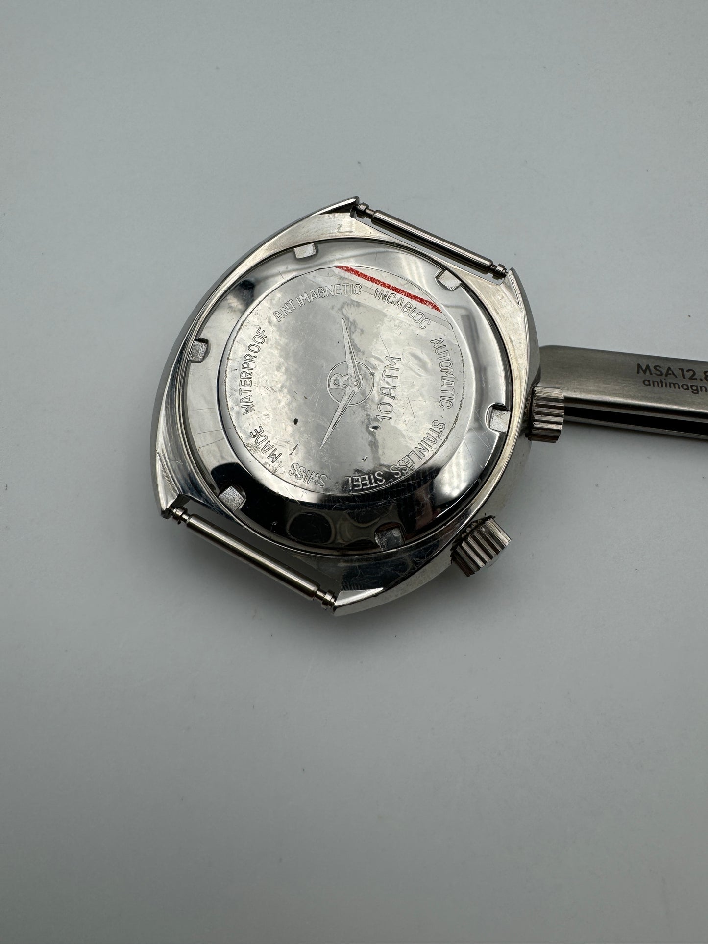Diver doppia corona cassa 40.5mm swiss made NOS
