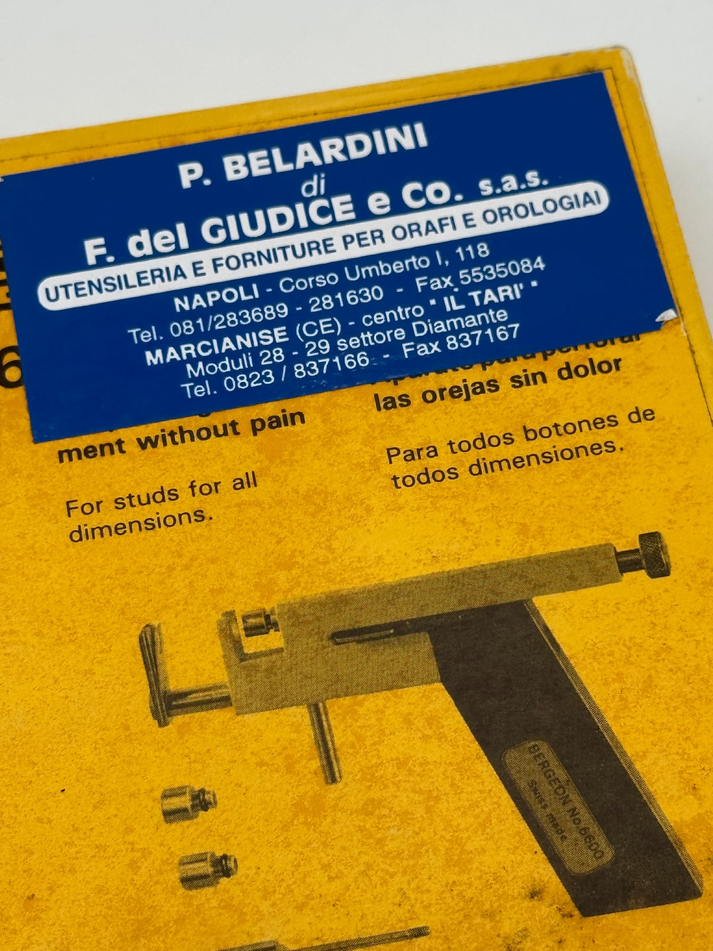 bergeon 6600 pistola foralobi