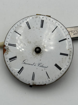 guerrand a valmont 47,2mm serpentine chain watch pocket watch movement movimento