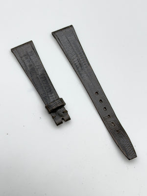 omega 16mm cinturino strap pelle leather