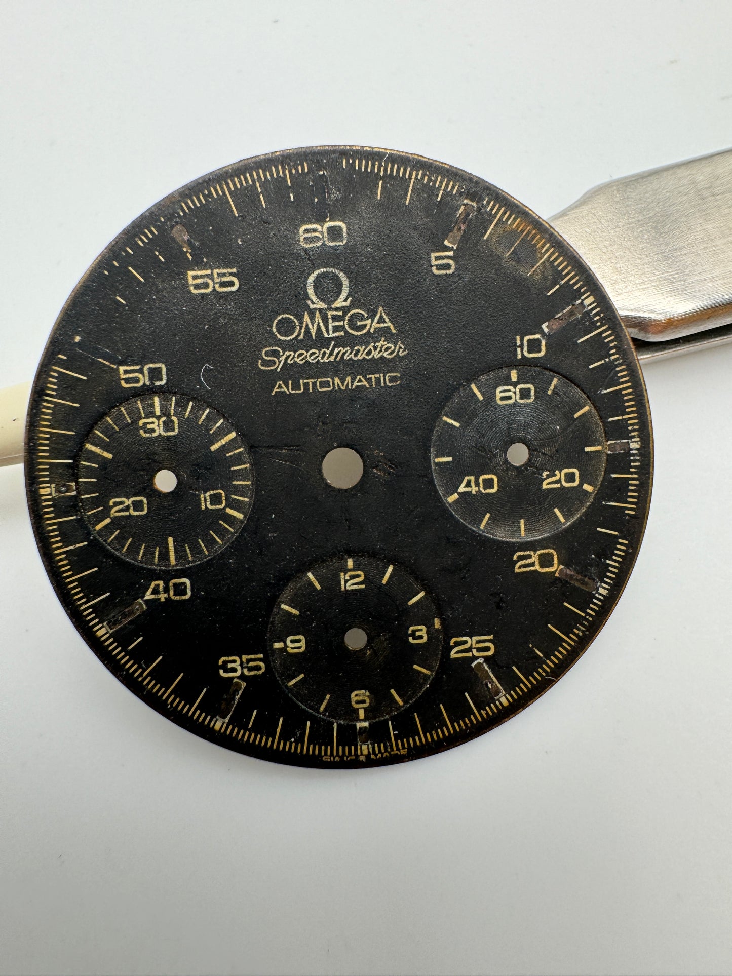 Omega speedmaster reducet automatic tropical dial quadrante 28.5mm