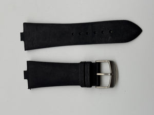 Philip Watch cinturino strap gomma rubber 26mm black nero