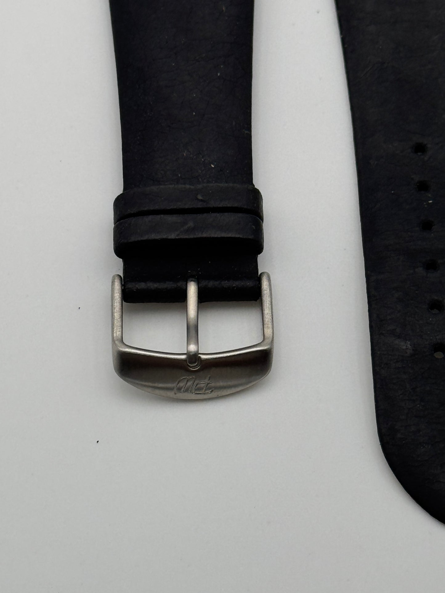 Philip Watch cinturino strap gomma rubber 26mm black nero