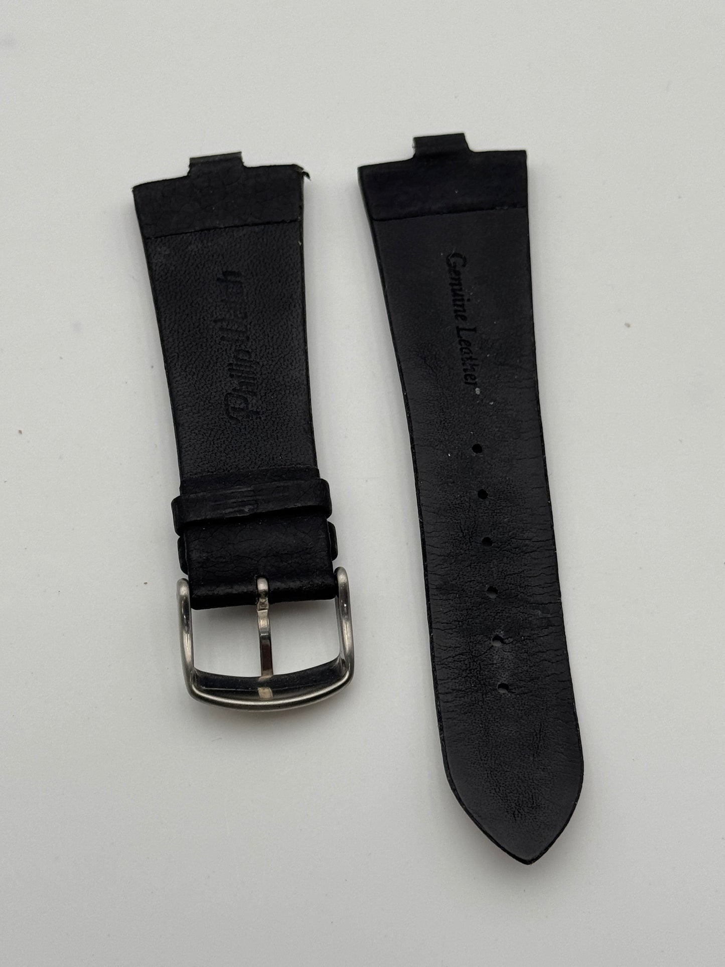 Philip Watch cinturino strap gomma rubber 26mm black nero
