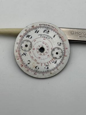 chronometre fidea 36-30mm dial quadrante vintage porcelain