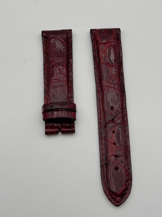 Lucien Rochat cinturino strap coccodrillo rosso 20mm