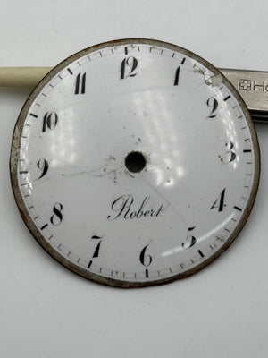 robert 44,5mm dial quadrante pocket watch serpentaine