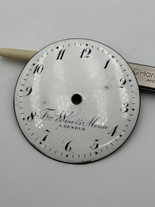 freres siss.menu geneve dial quadrante pocket watch serpentaine