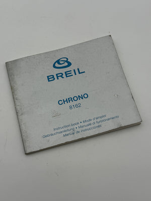 breil chrono 8162 istruzioni libretto booklet