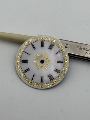 pocket watch dial quadrante porcelain 30.5mm