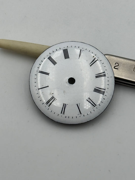 pocket watch dial quadrante porcelain 29.5mm