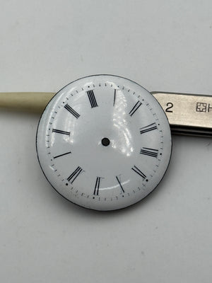 pocket watch dial quadrante porcelain 30mm