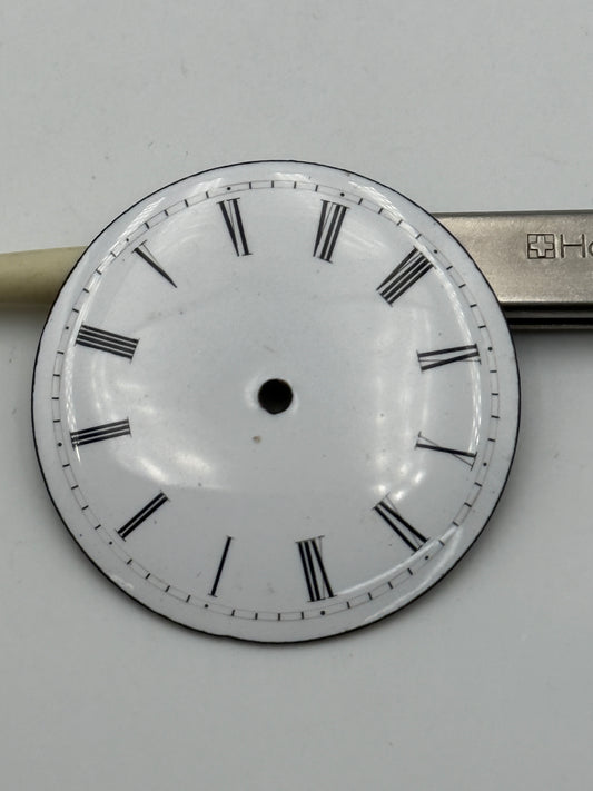 pocket watch dial quadrante porcelain 38mm
