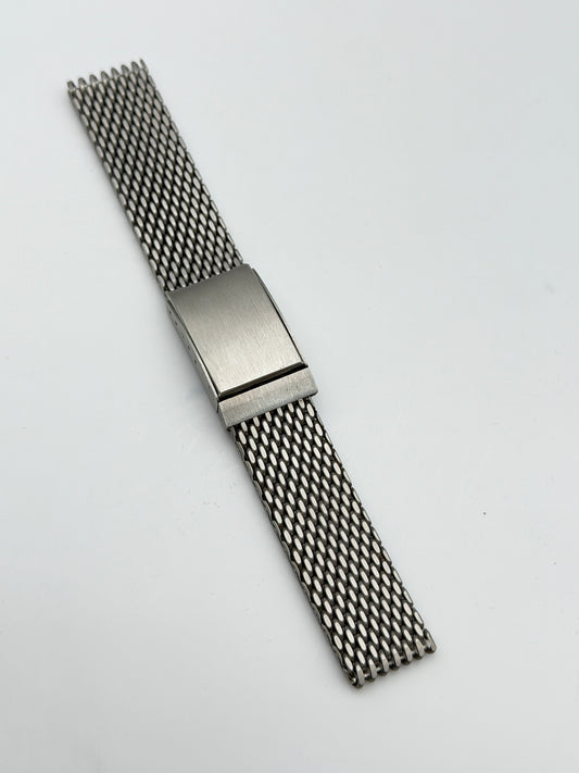 swiss made mesh ploprof 20mm bracciel bracelet steel rare