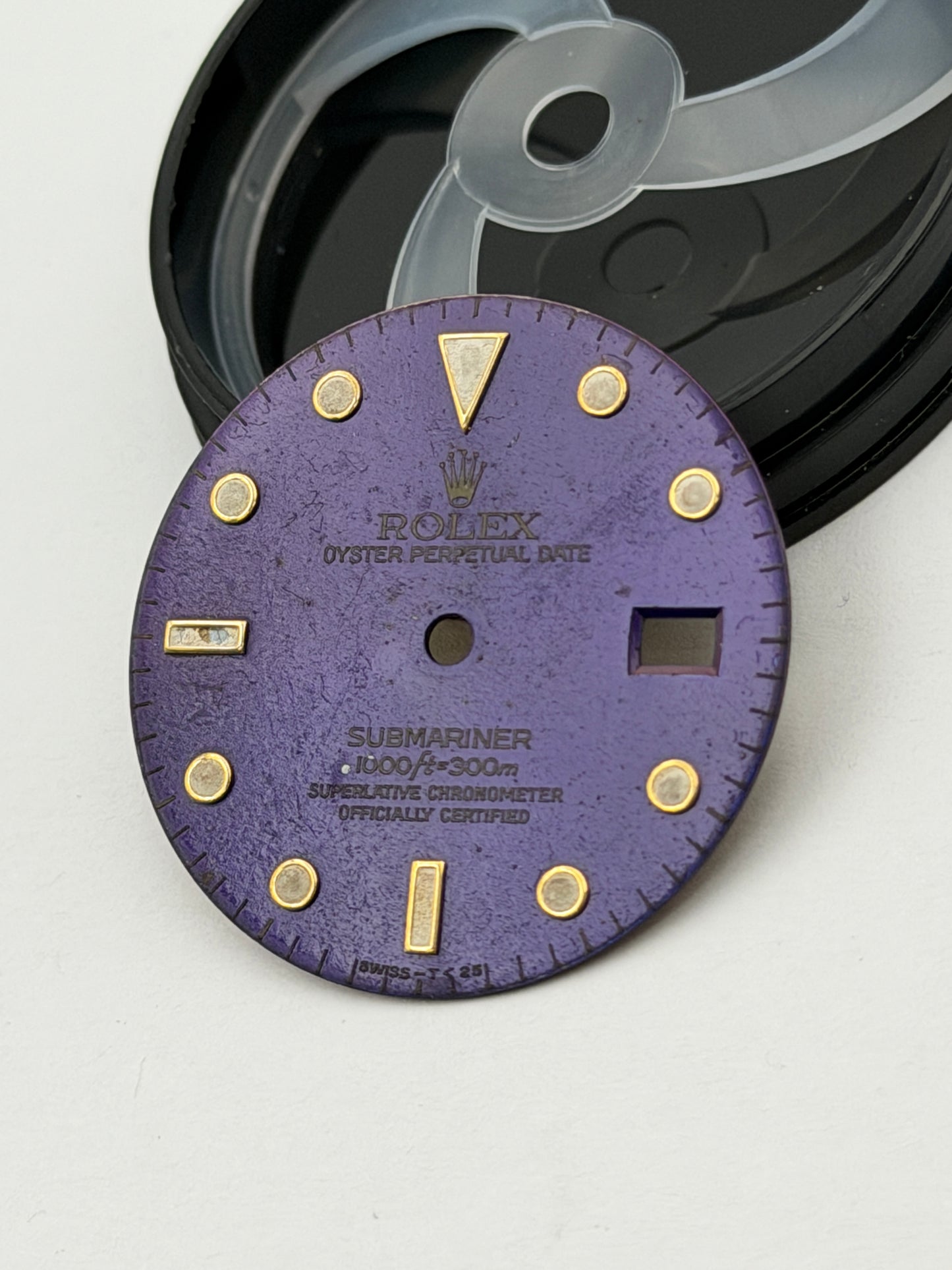 Rolex 16613 purple submariner swiss-t<25 dial quadrante originale genuine