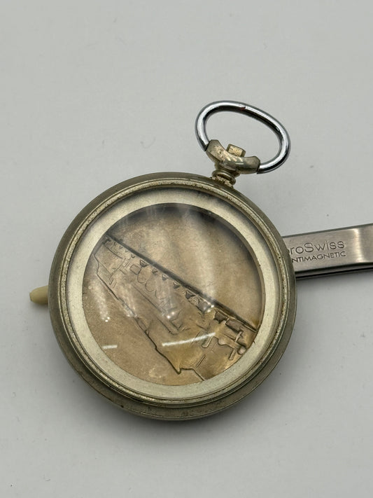 Anonimo pocket watch train fs cassa case 50mm