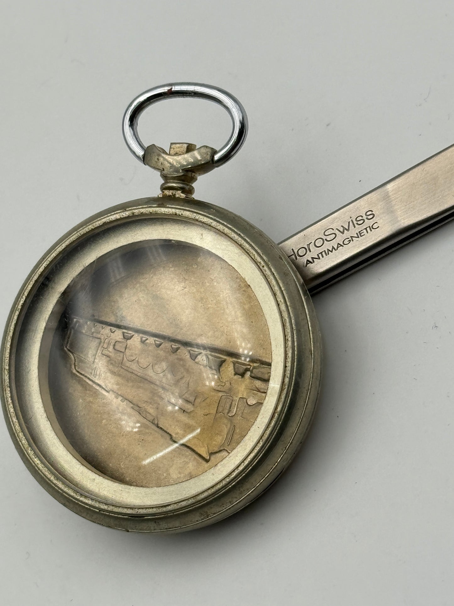 Anonimo pocket watch train fs cassa case 50mm
