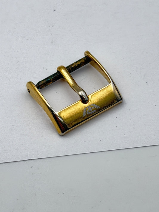 philip watch fibbia buckle gold plated 16mm