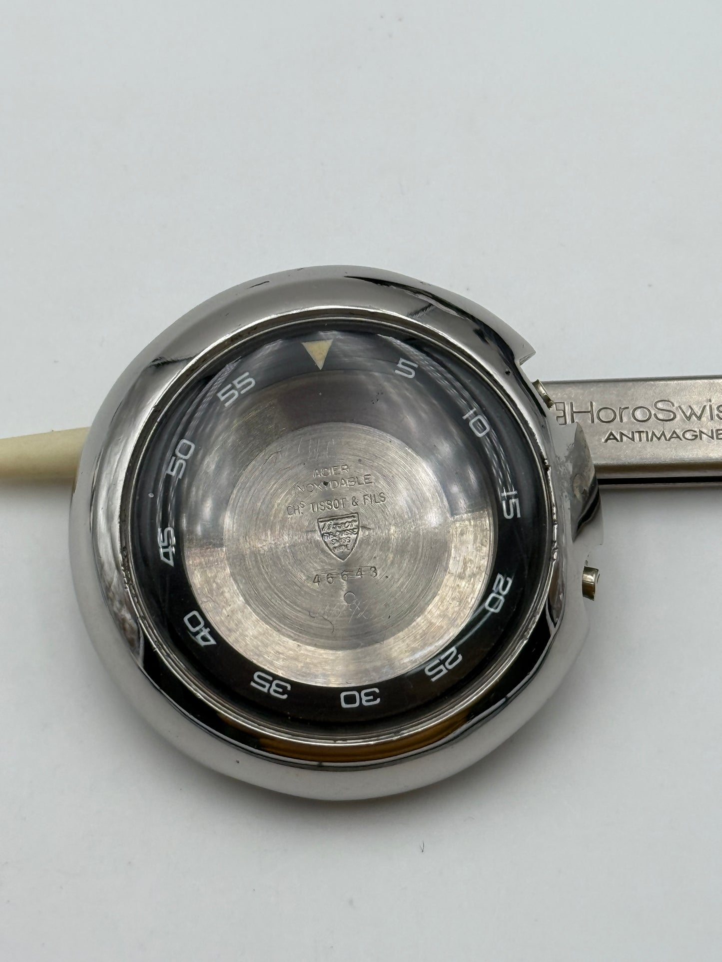 tissot t 12 46643 43,5mm cassa case diver rare