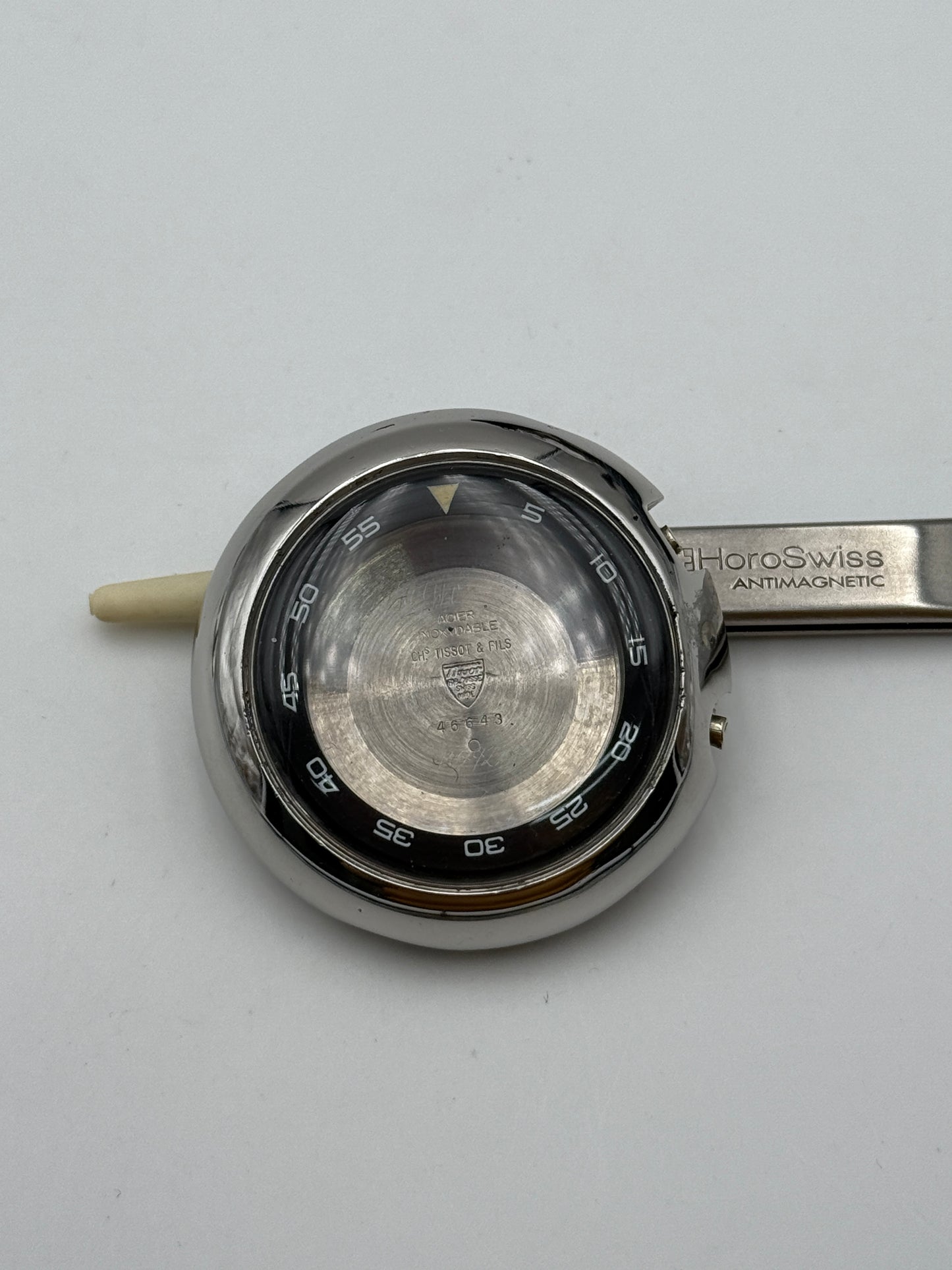 tissot t 12 46643 43,5mm cassa case diver rare