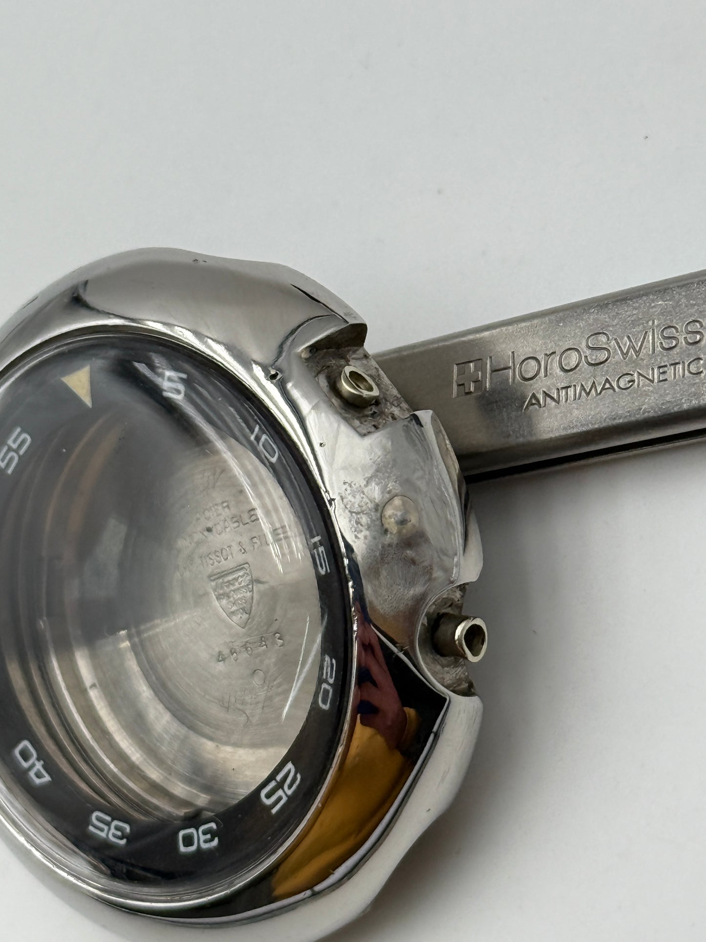 tissot t 12 46643 43,5mm cassa case diver rare