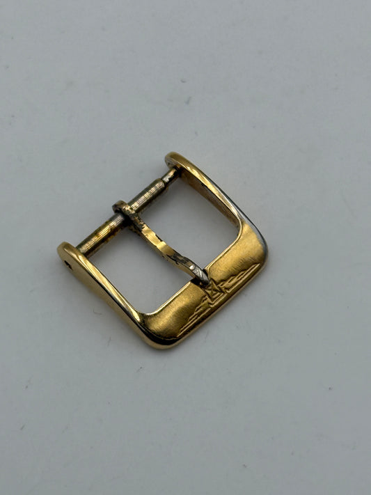 longines fibbia buckle gold plated 14mm