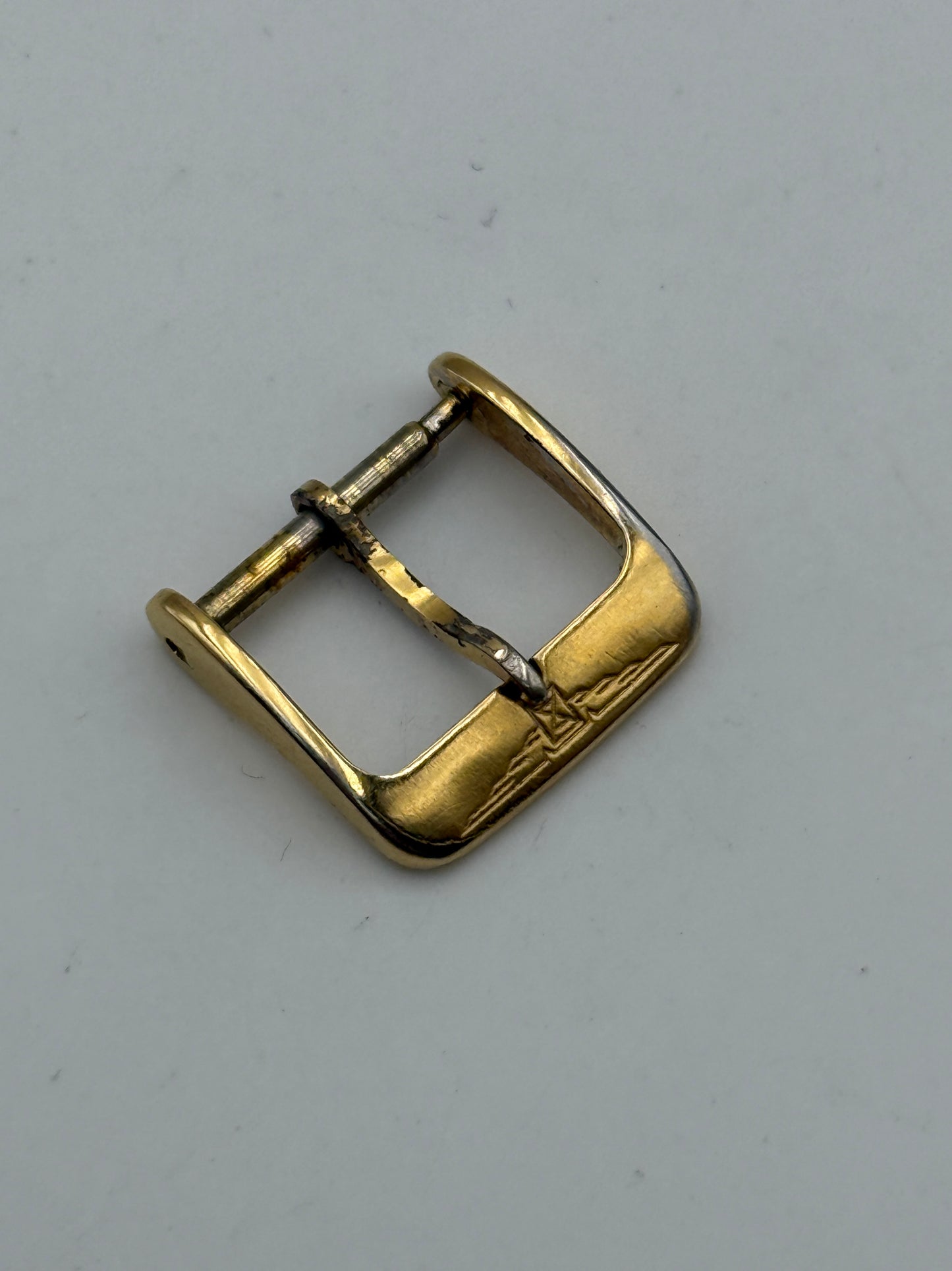 longines fibbia buckle gold plated 14mm