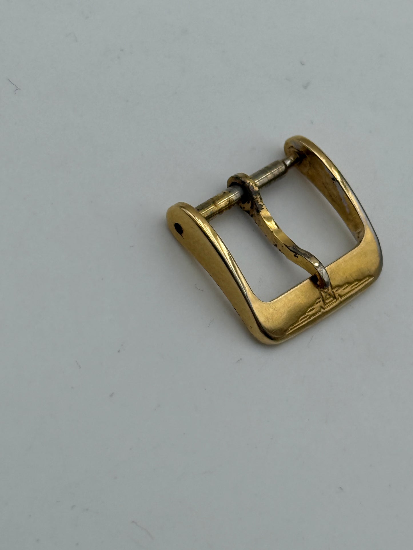 longines fibbia buckle gold plated 14mm