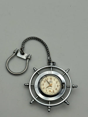falco ruotino wheel timone rudder pocket watch vintage 50mm