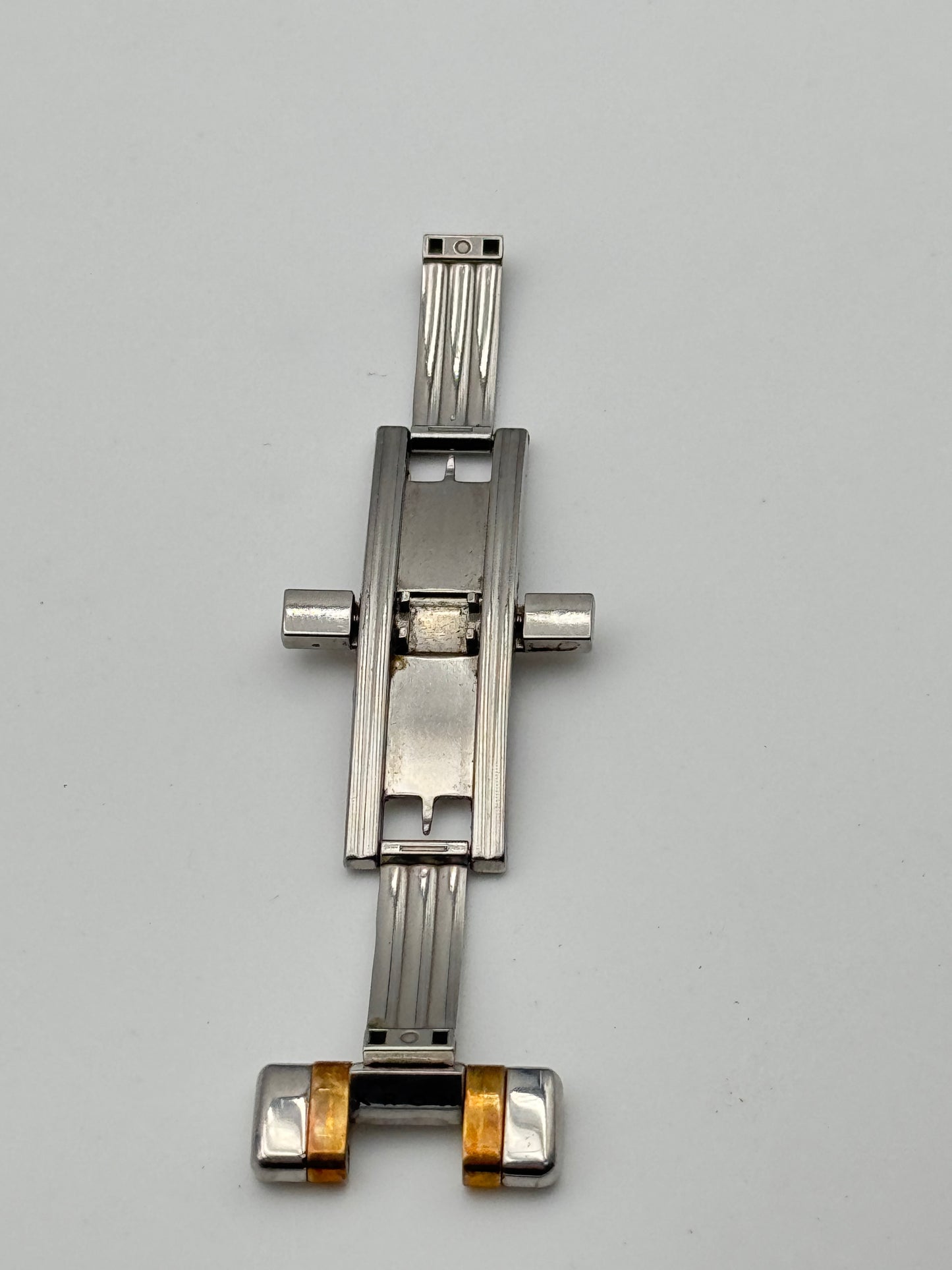 Lucien Rochat kron steel gold deployante chiusura bracelet bracciale 20-12mm