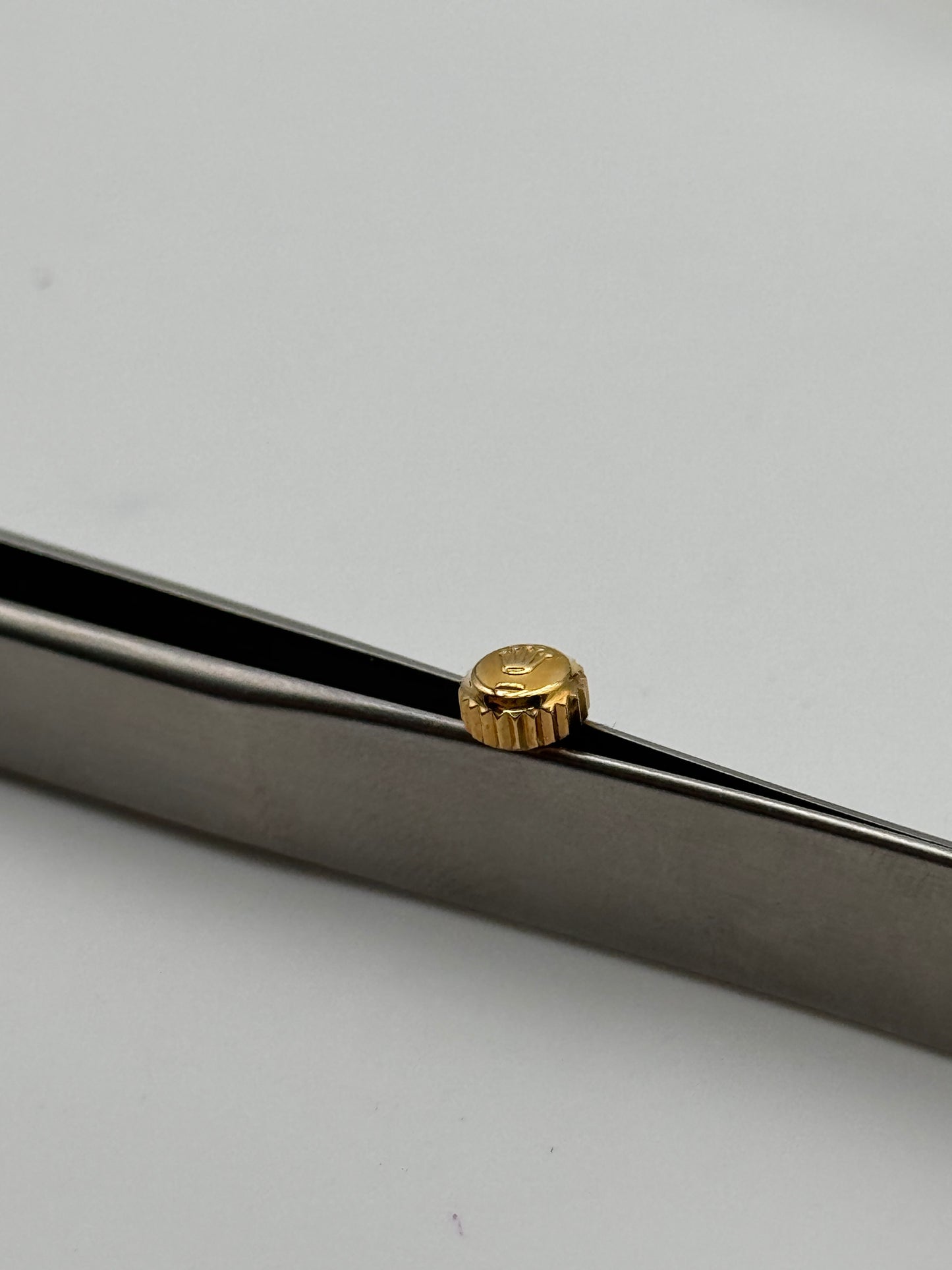 Rolex corona crown a vite 5.2x2.5mm gold plated