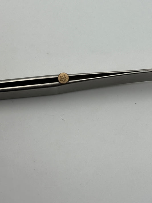 zenith stellina star 4x2mm gold plated antipolvere dustproof corona crown