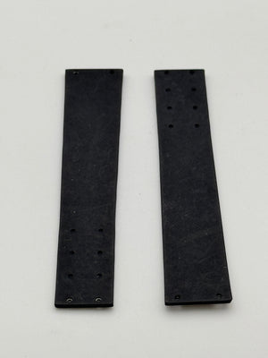 Philip Watch cinturino strap gomma leather 16-14mm