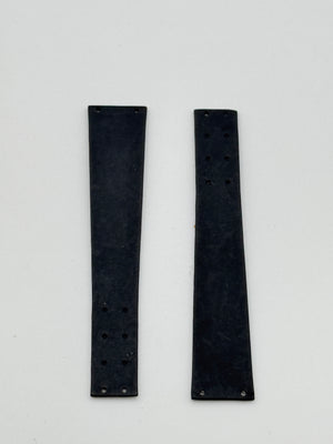 Philip Watch cinturino strap gomma leather 16-12mm