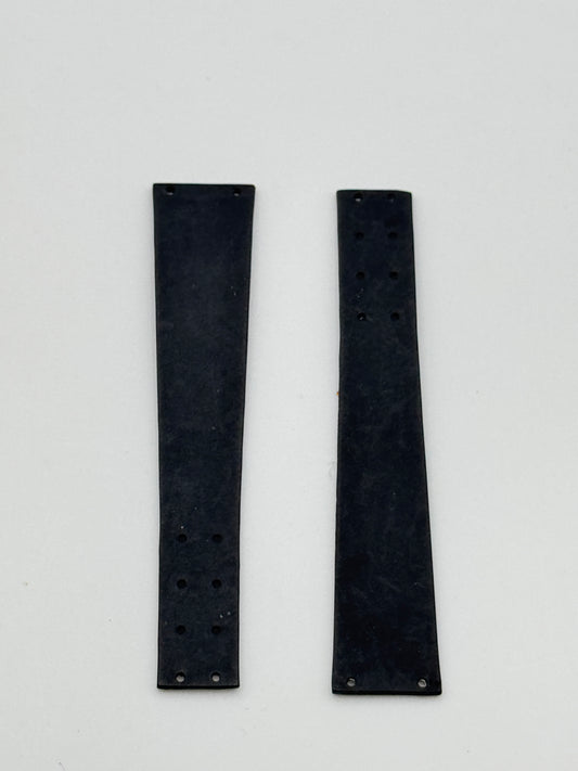 Philip Watch cinturino strap gomma leather 16-12mm