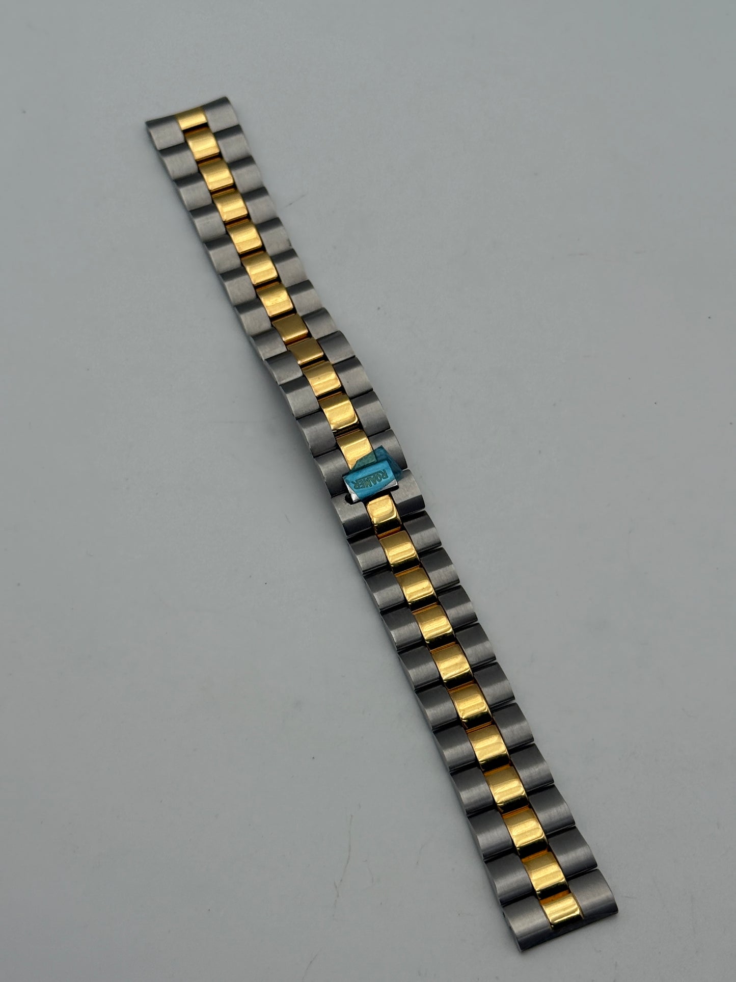 roamer steel-gold bracelet bracciale strap cinturino 18mm NOS  new old stock
