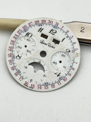 lucien rochat valjoux 72c 30.5mm dial quadrante