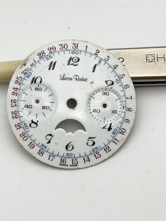 lucien rochat chrono 30.5mm dial quadrante