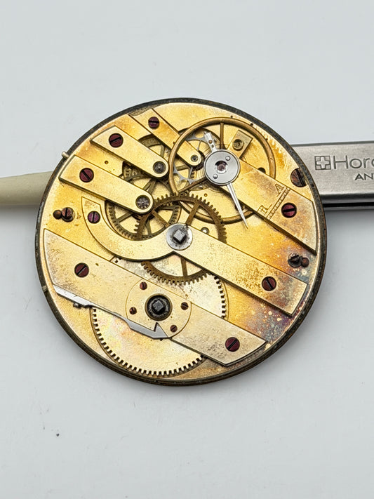 anonimo cylinder keys 38mm pocket watch movement movimento