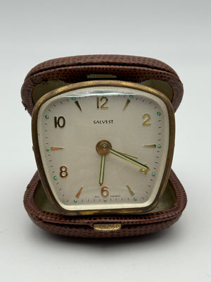 salvest west germany table clock sveglia da tavolo vintage alarm