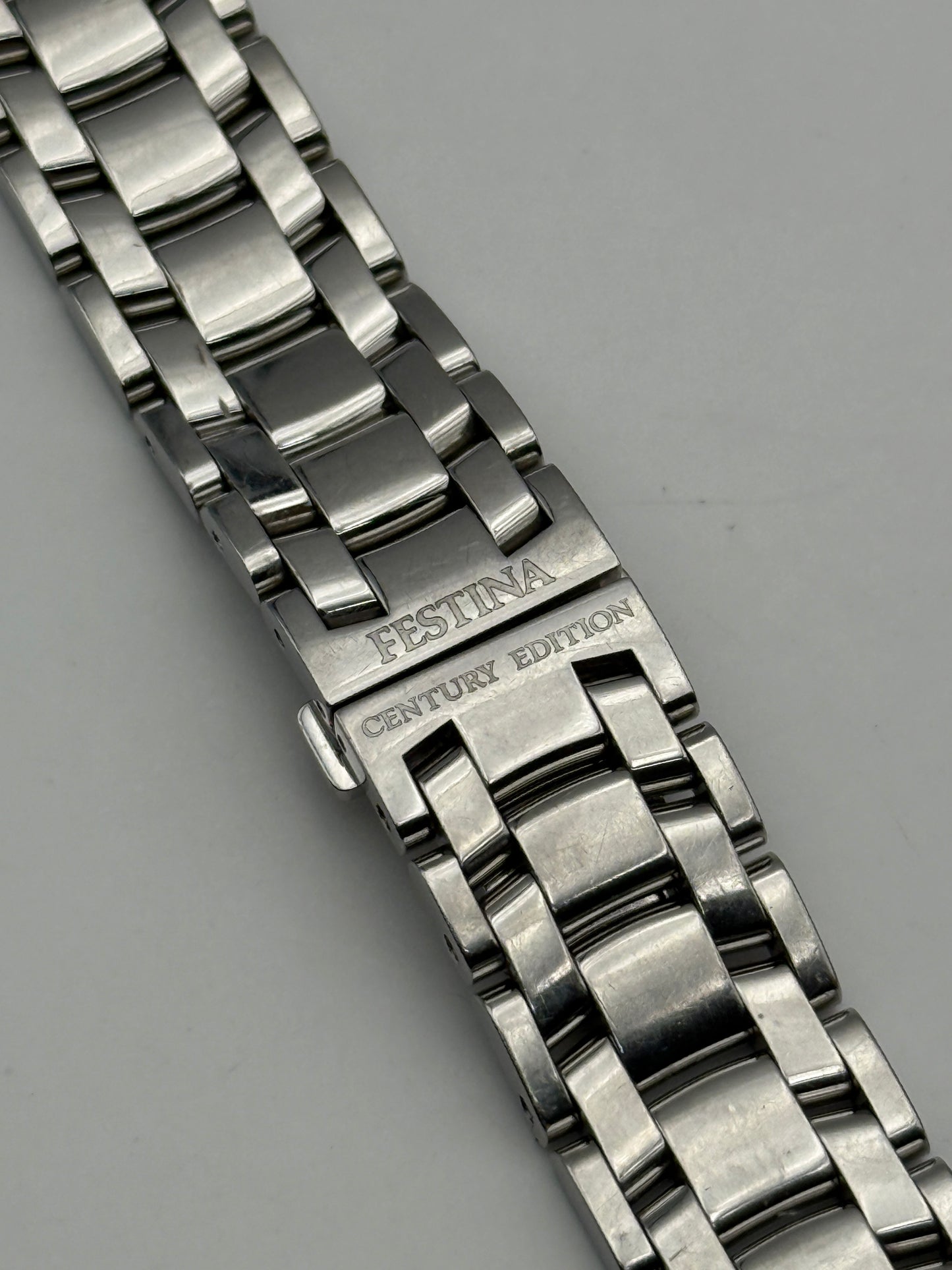 festina century edition limited 20mm automatic world time bracciale bracelet