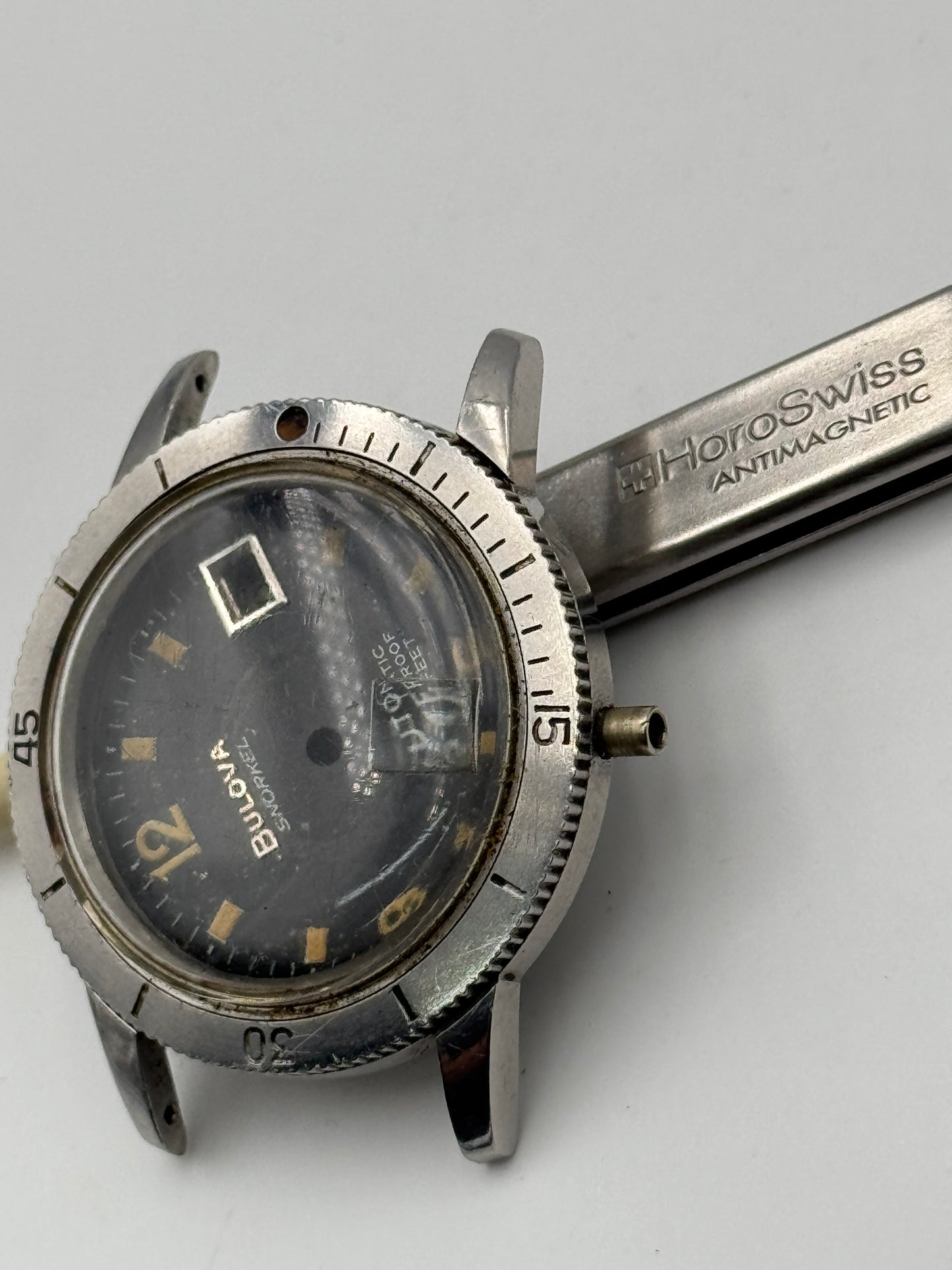 Bulova snorkel 666 diver vintage automatic mlb 386-3 m9