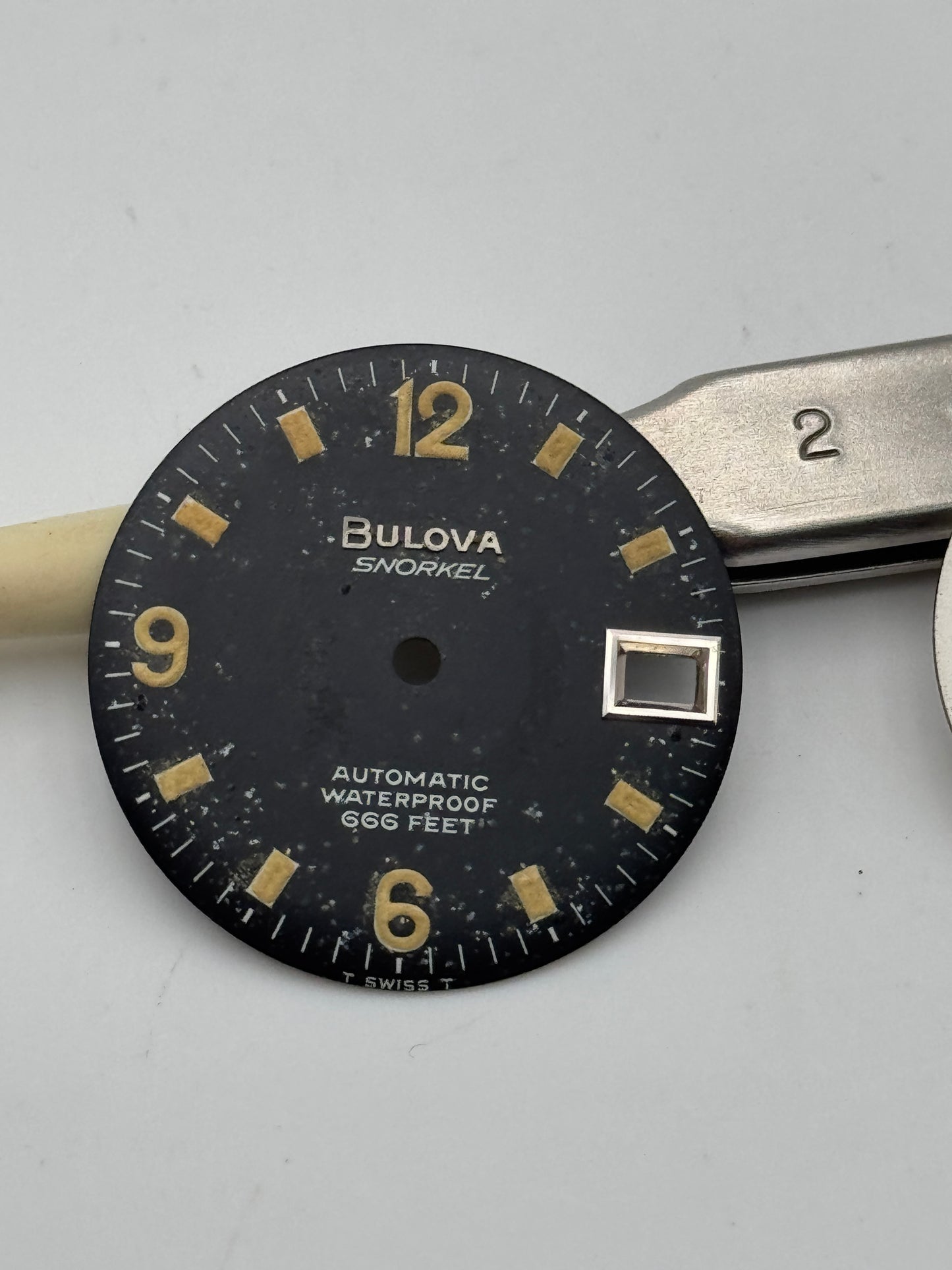 Bulova snorkel 666 diver vintage automatic mlb 386-3 m9