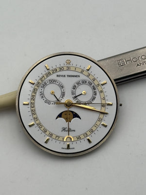 revue thommen calendar eta 255.487 perpetual movement movimento