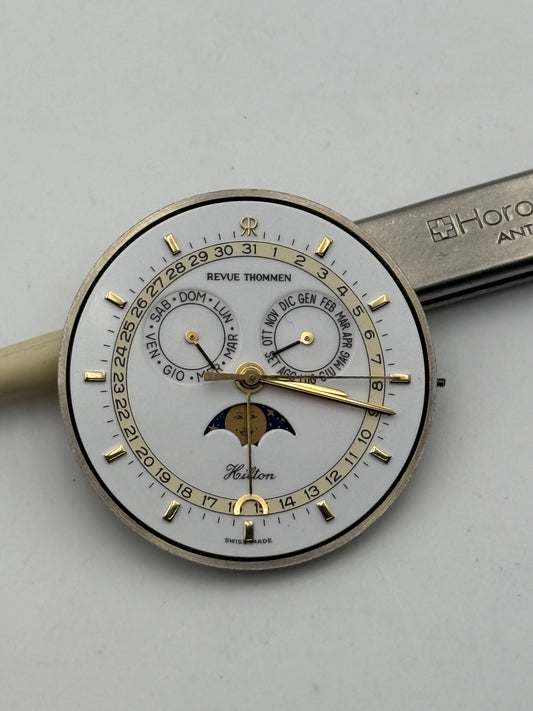 revue thommen calendar eta 255.487 perpetual movement movimento