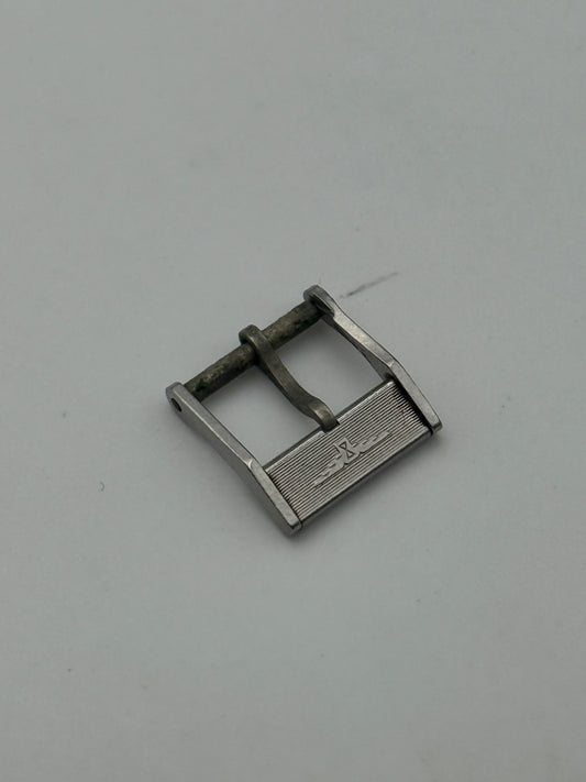 longines 12mm fibbia buckle steel vintage