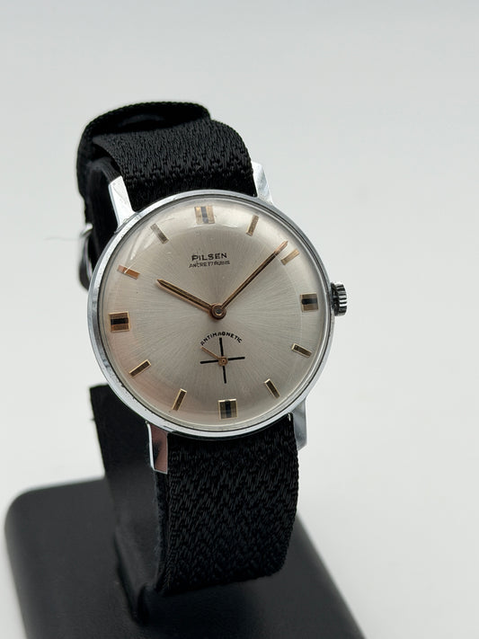 pilsen calatrava 34mm vintage new nos