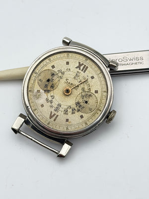sabina landeron 39 36,5mm chronograph vintage
