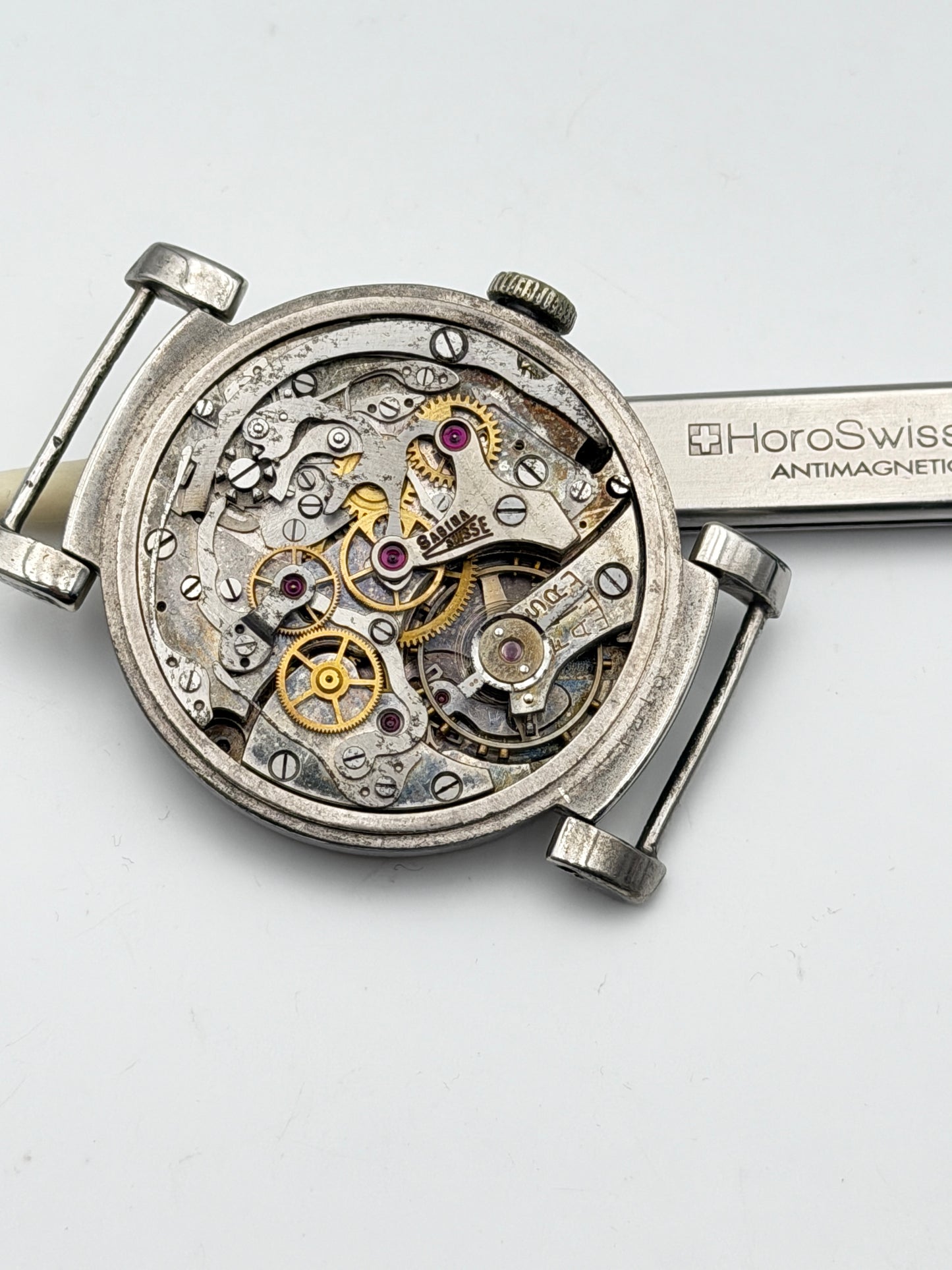 sabina landeron 39 36,5mm chronograph vintage